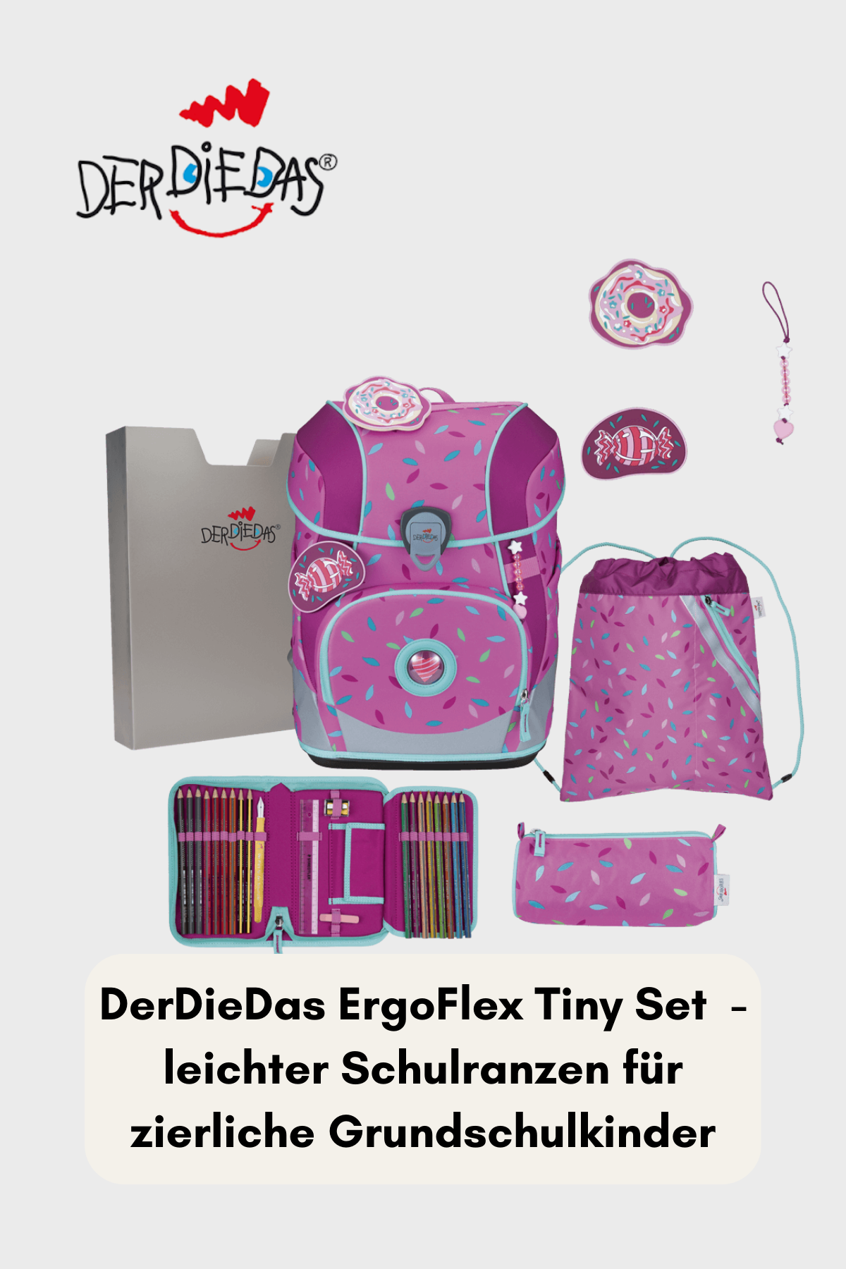 DerDieDas ErgoFlex Tiny Set 6 teilig - Sweet Sprinkles