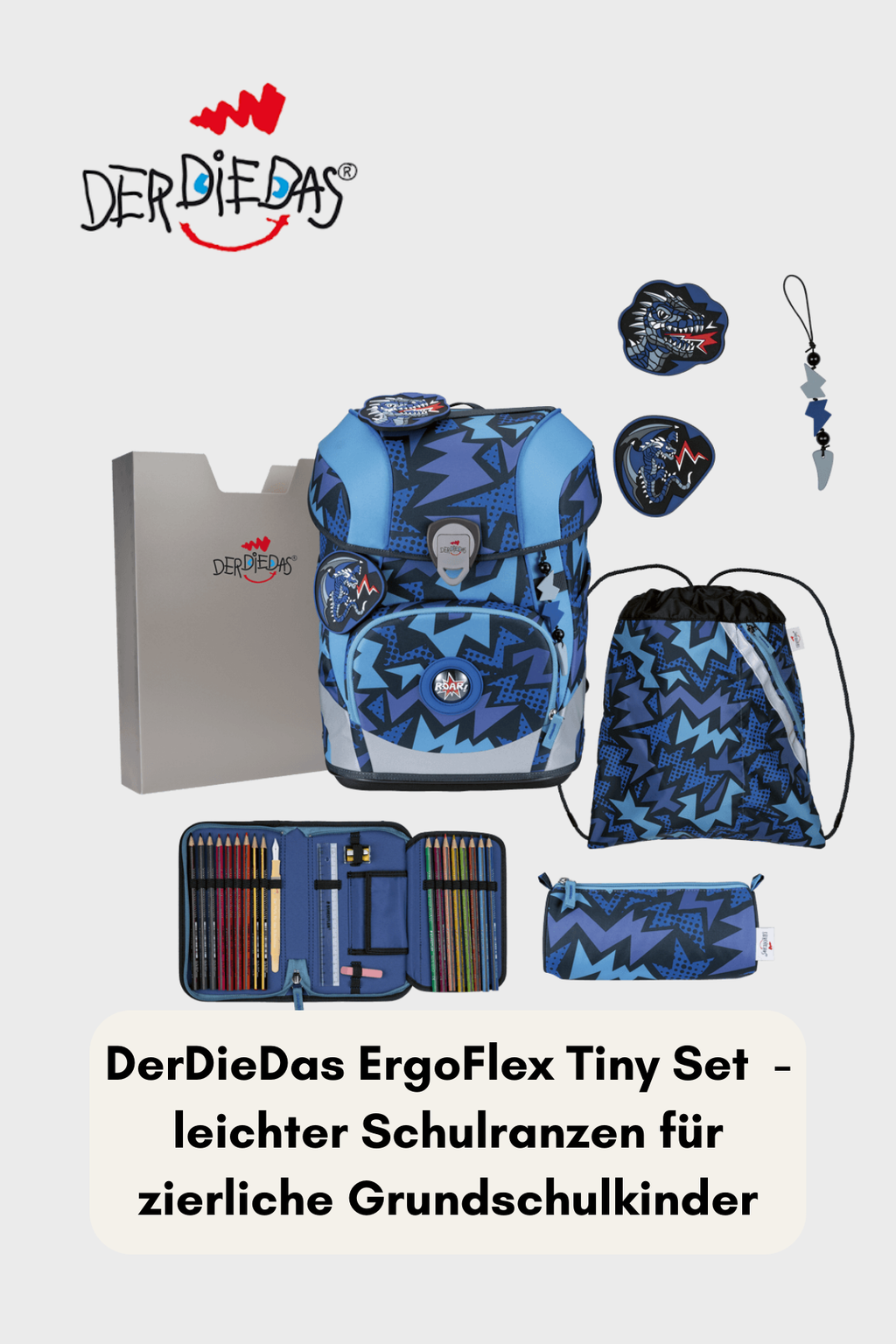 DerDieDas ErgoFlex Tiny Set 6 teilig - Dark Dragon