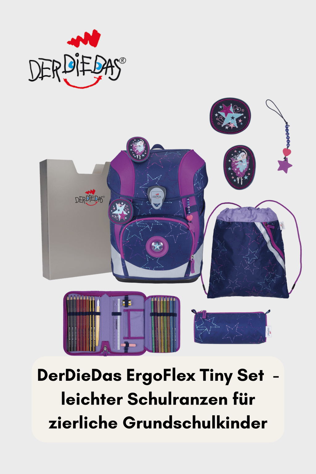 DerDieDas ErgoFlex Tiny Set 6 teilig - LED Dancing Star