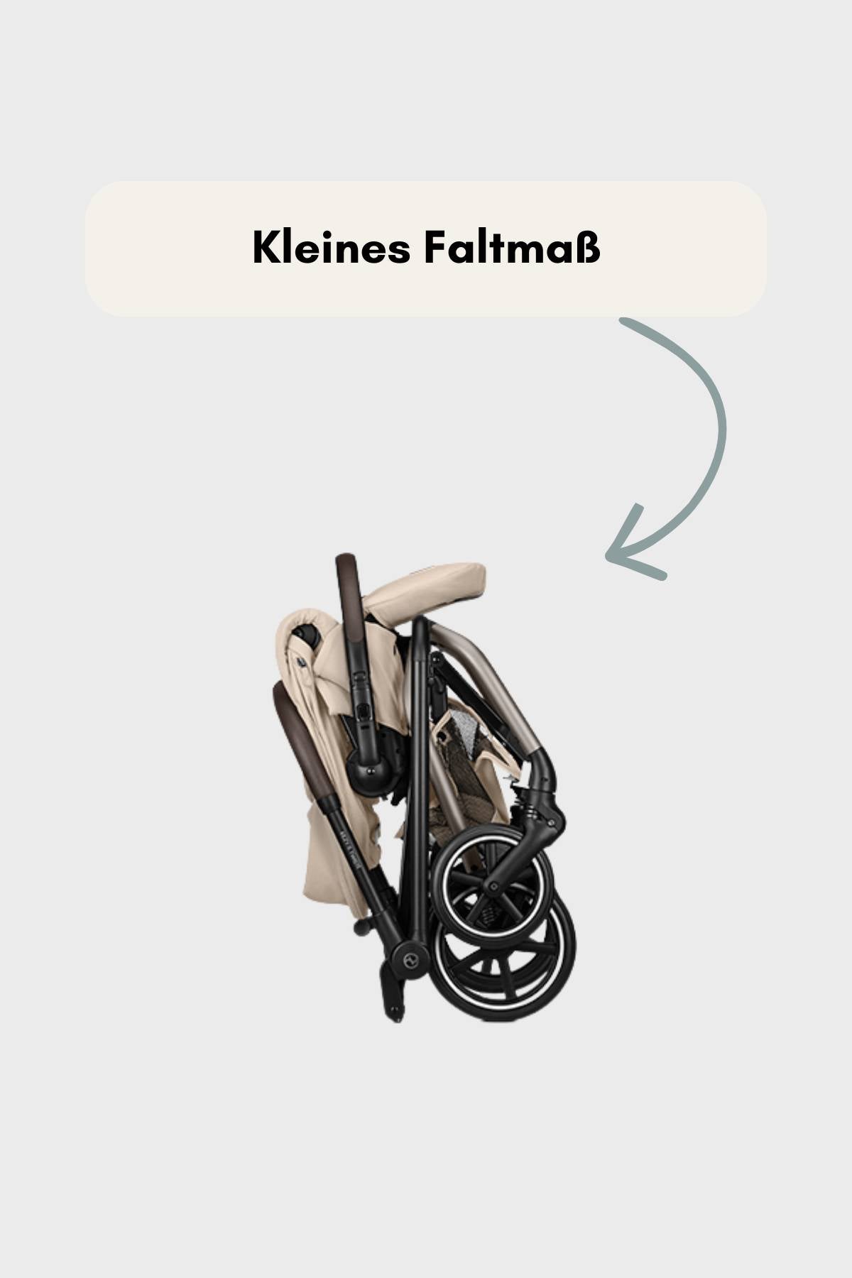 Leichter CYBEX Buggy Eezy S Twist +2 mit Einhand-Faltmechanismus