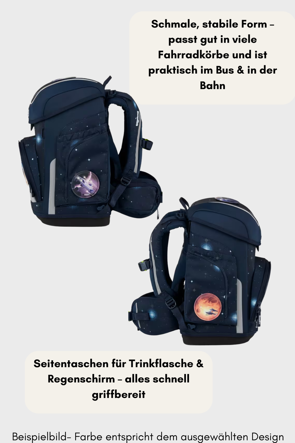 Ergobag Cubo - Set 5 teilig - PerlentauchBär - Colour Flash Edition