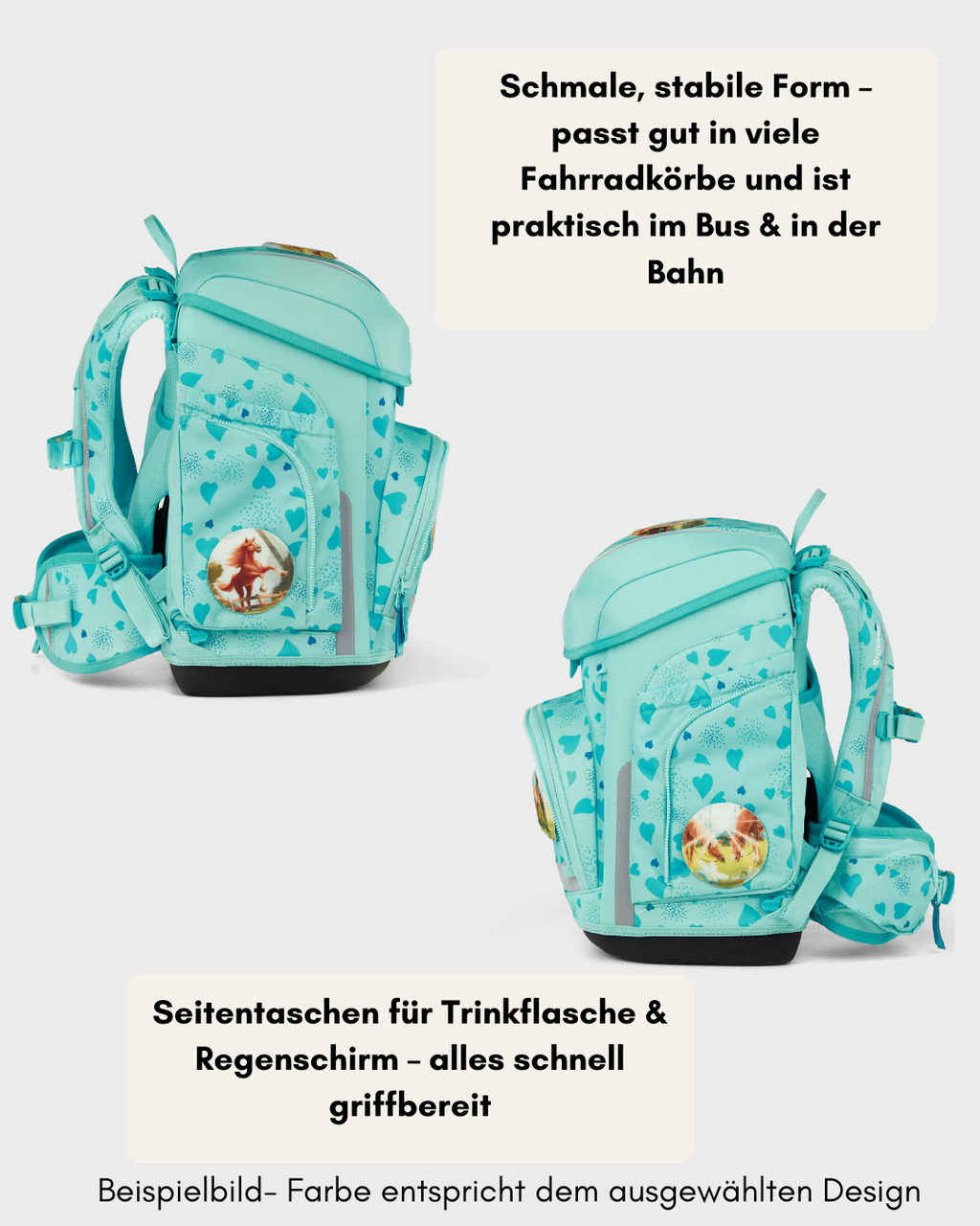 Ergobag Cubo - Set 5 teilig- ReitBärTraum