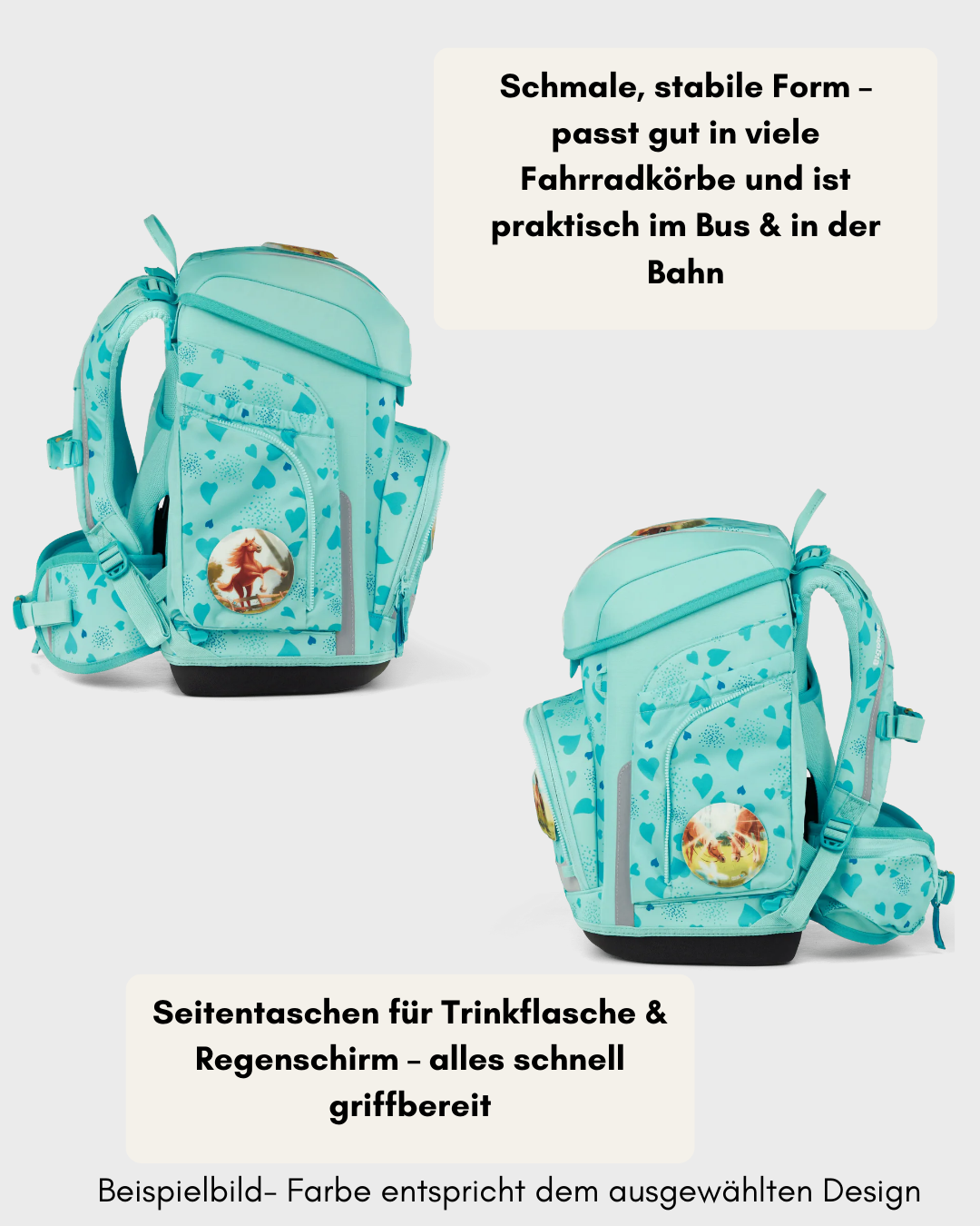 Ergobag Cubo - Set 5 teilig- ReitBärTraum