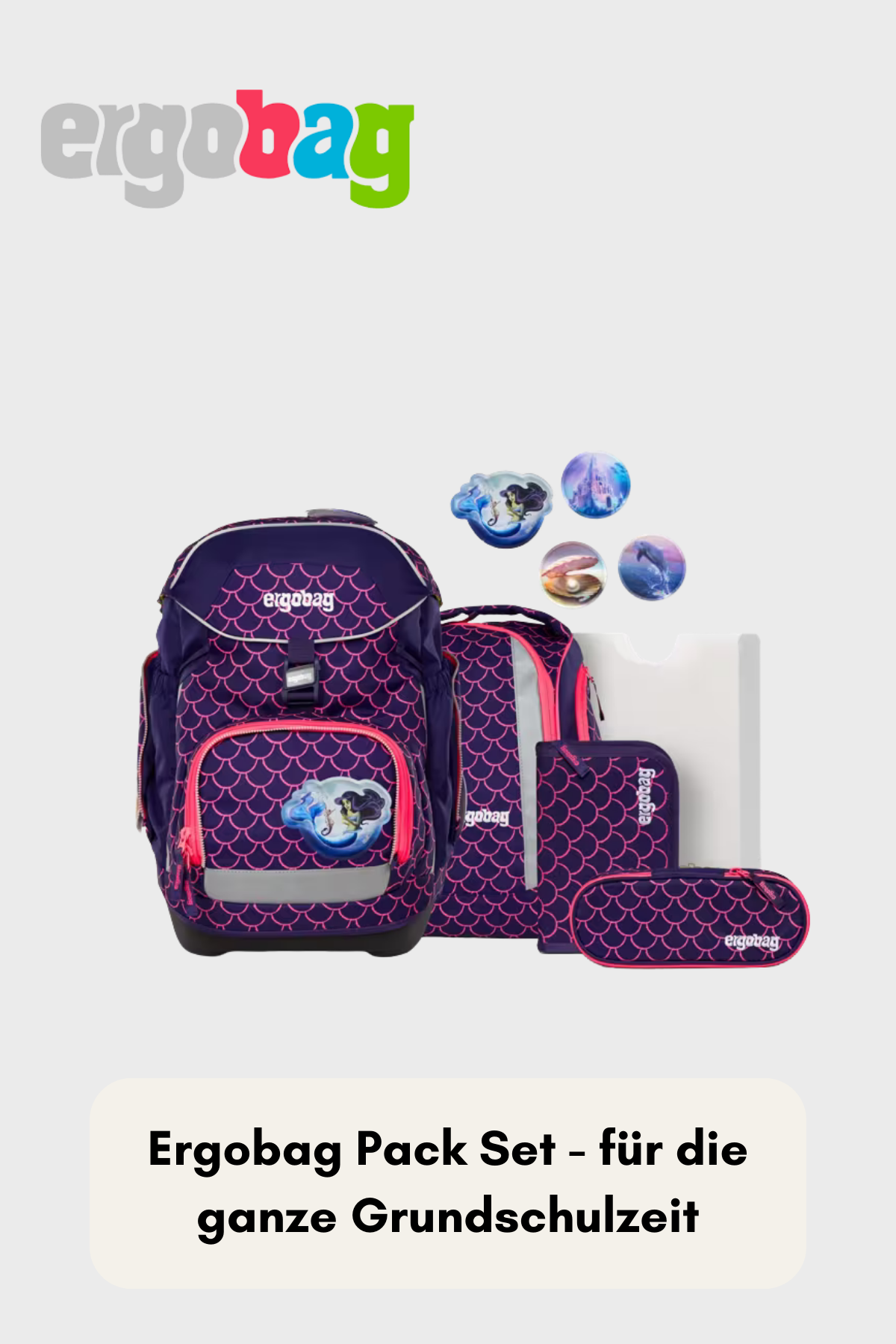 Ergobag PACK - Set 6 teilig - PerlentauchBär