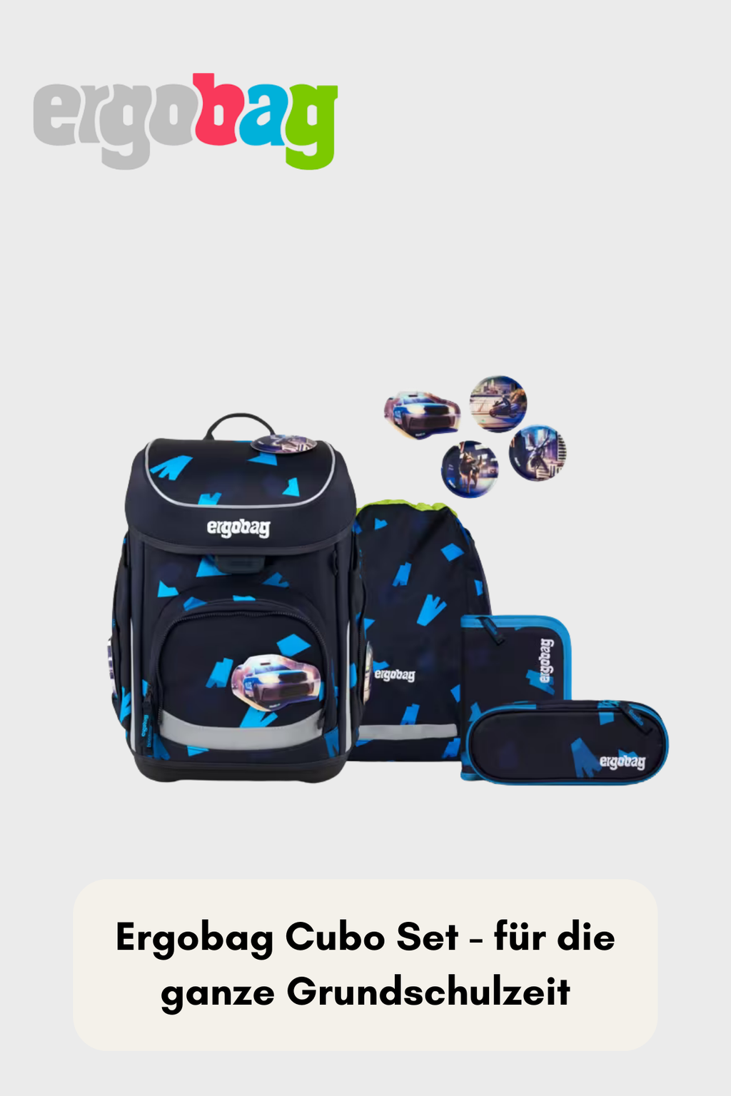 Ergobag Cubo - Set 5 teilig - OzeanBärwohner