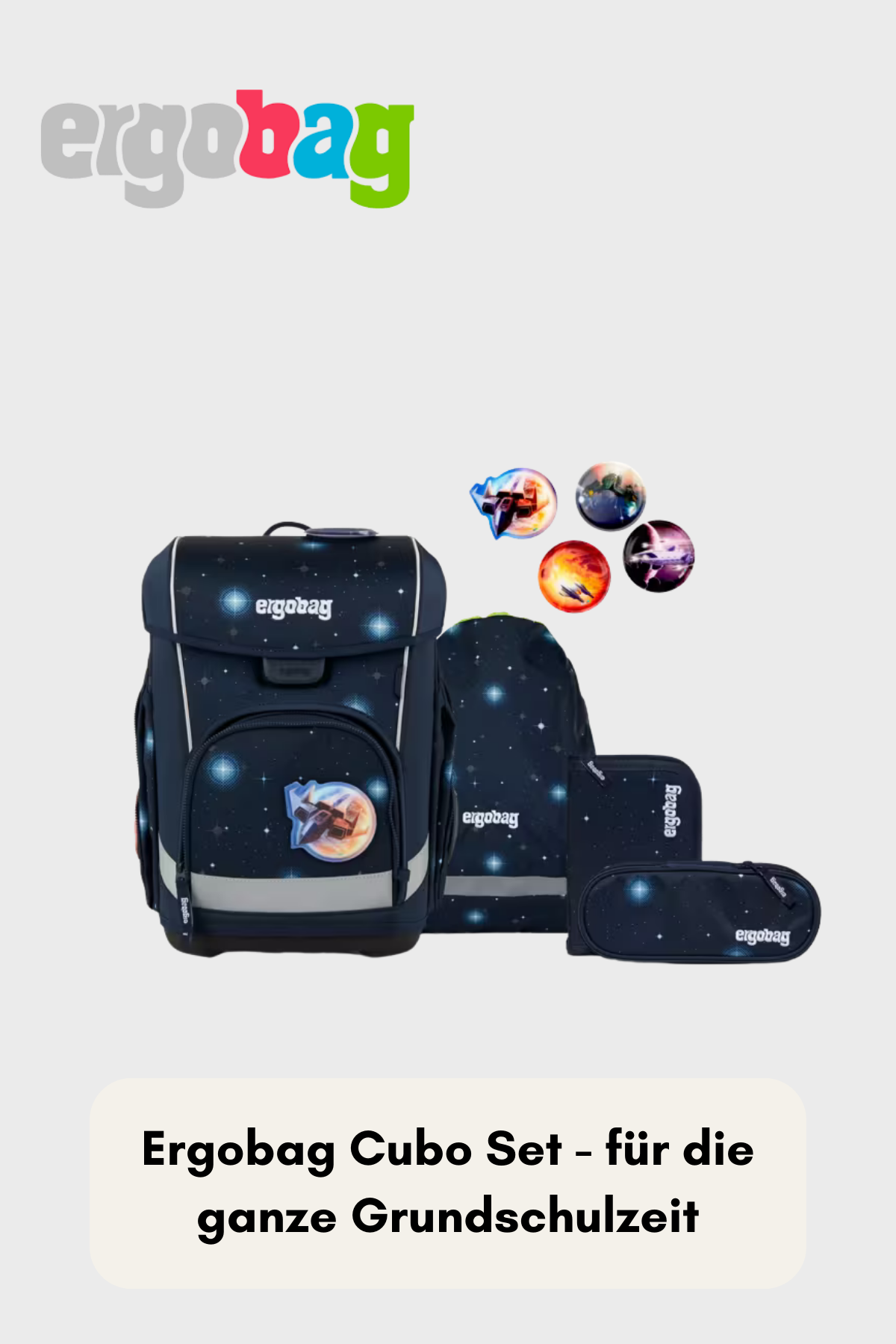 Ergobag Cubo - Set 5 teilig - KoBärnikus -  Reflex Editions