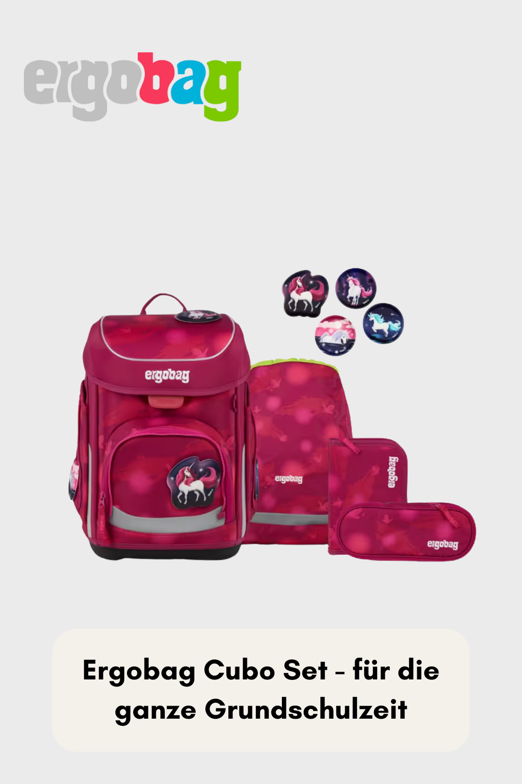 Ergobag Cubo - Set 5 teilig- MondzauBär