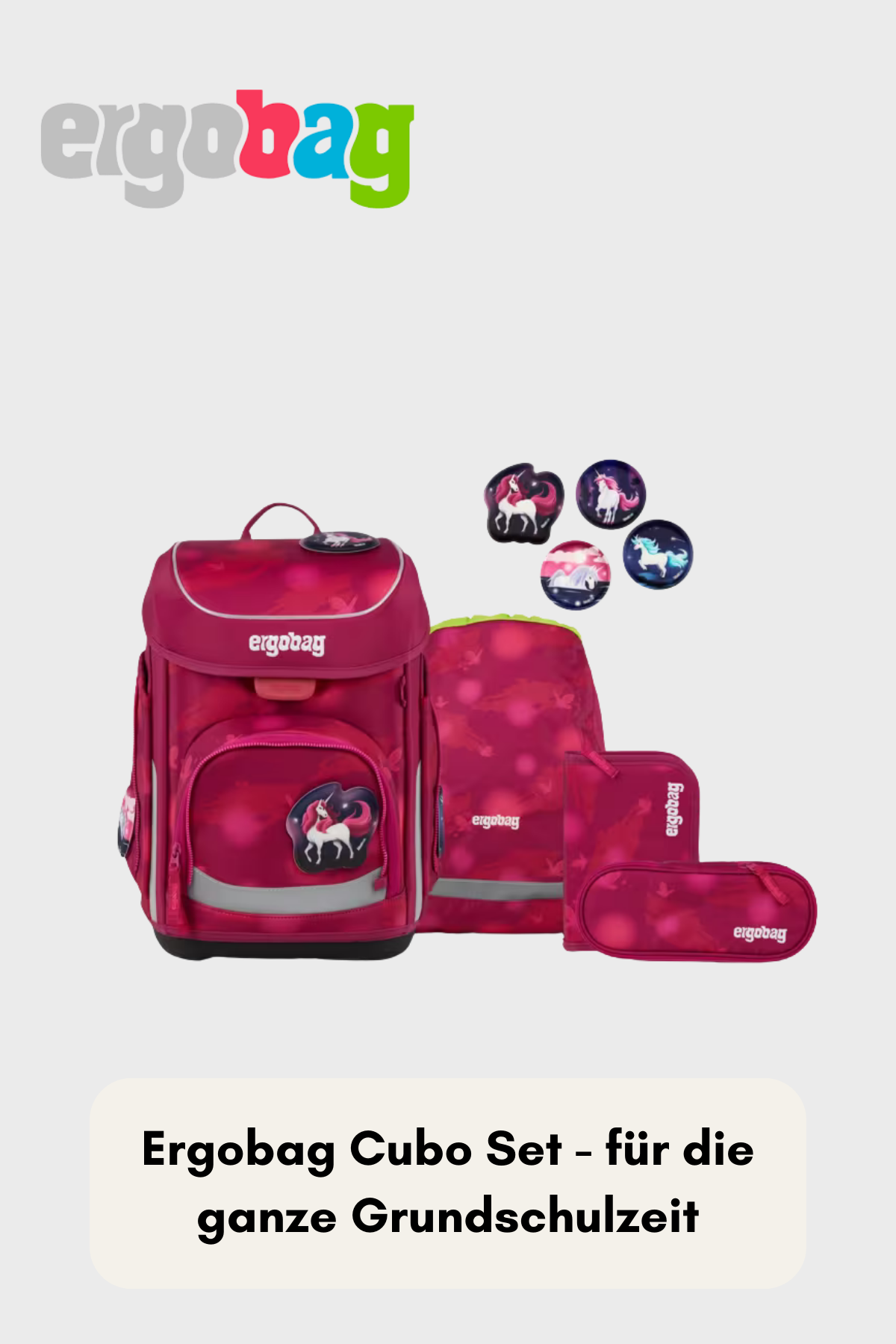 Ergobag Cubo - Set 5 teilig- MondzauBär