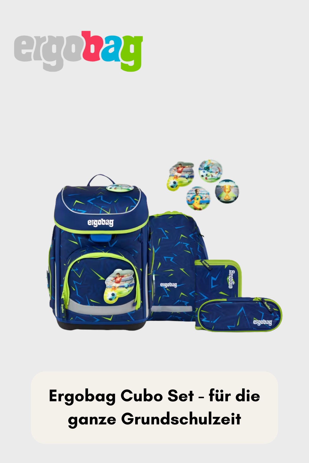 Ergobag Cubo - Set 5 teilig - Spitzenreitbär - Colour Flash Edition