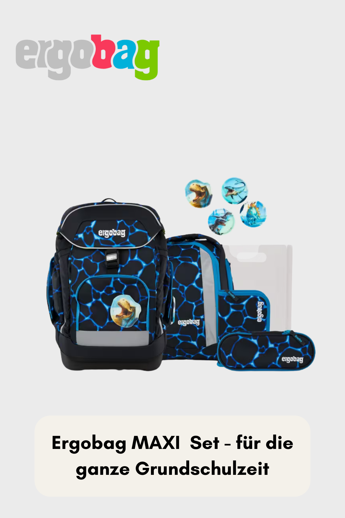 Ergobag MAXI - Set 6 teilig - Bärassic Garden - Colour Flash Edition