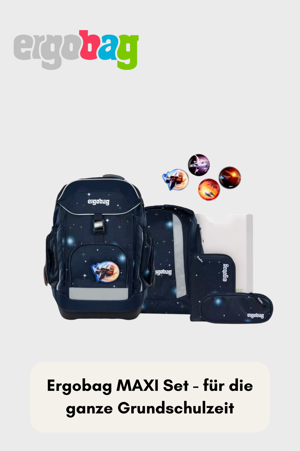 Ergobag MAXI - Set 6 teilig - KoBärnikus - Reflex Editions