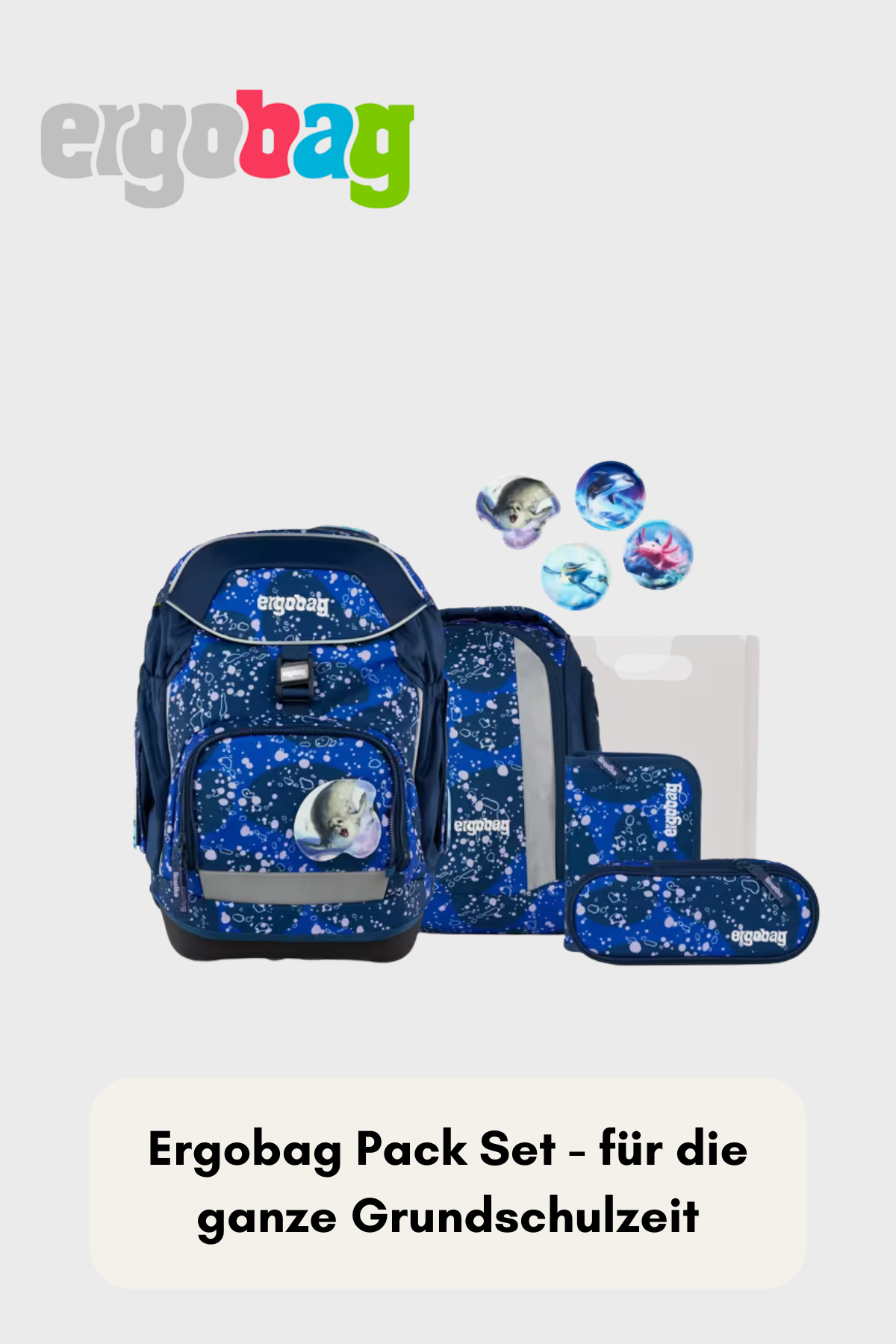 Ergobag PACK - Set 6 teilig - OzeanBärwohner