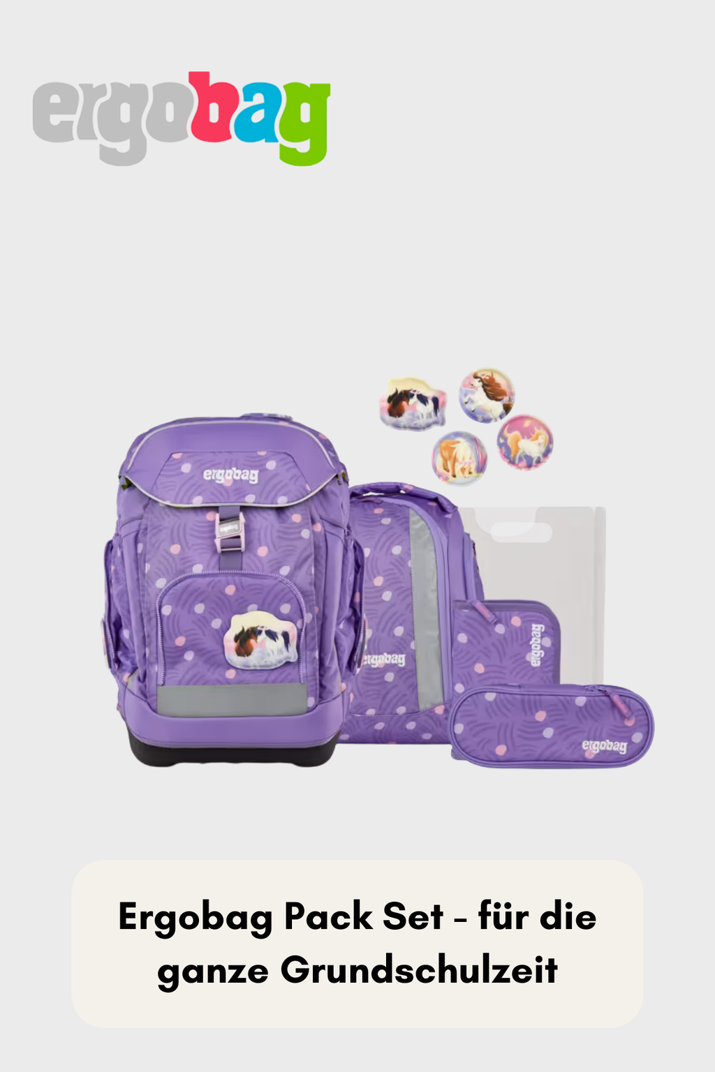 Ergobag PACK - Set 6 teilig - PonyBäradies