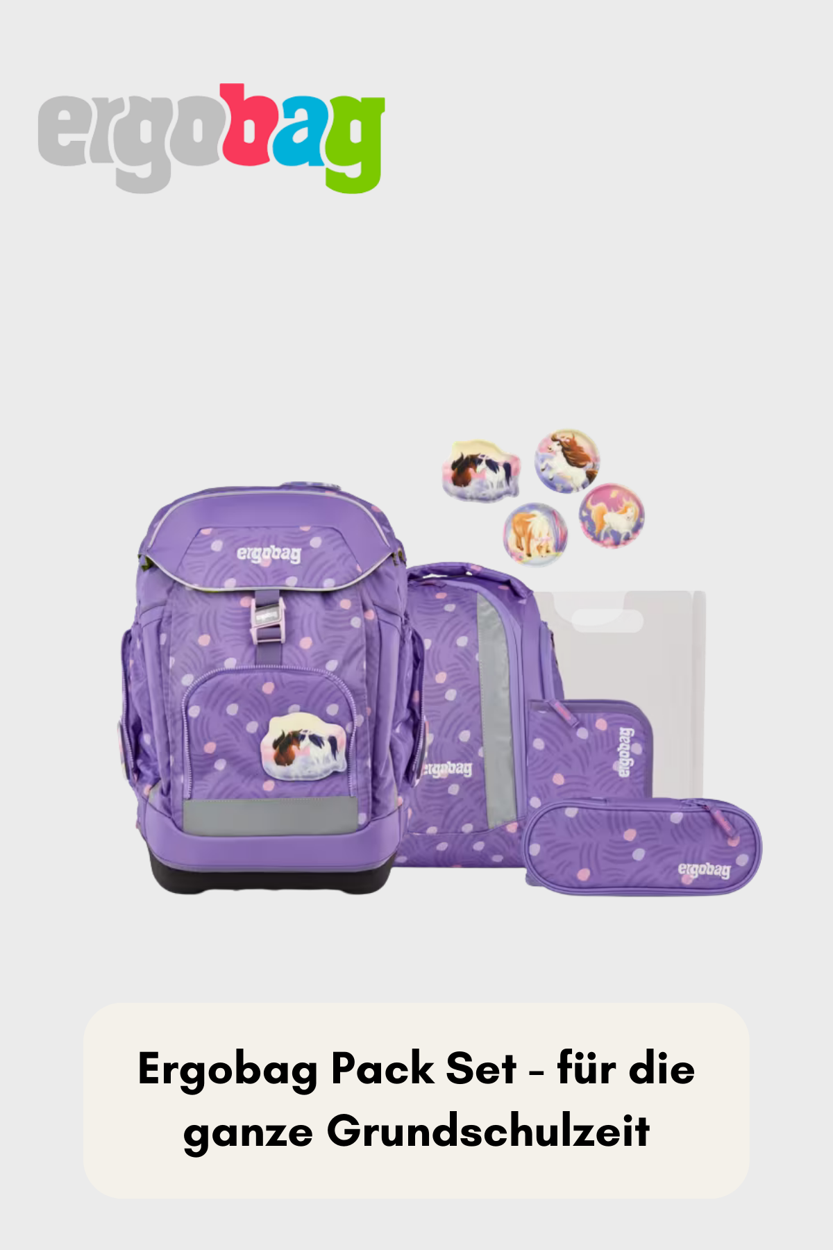 Ergobag PACK - Set 6 teilig - PonyBäradies