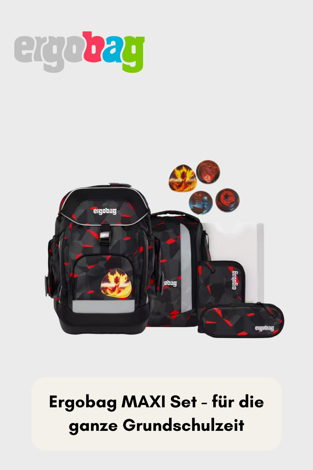 Ergobag MAXI - Set 6 teilig - TaekBärdo