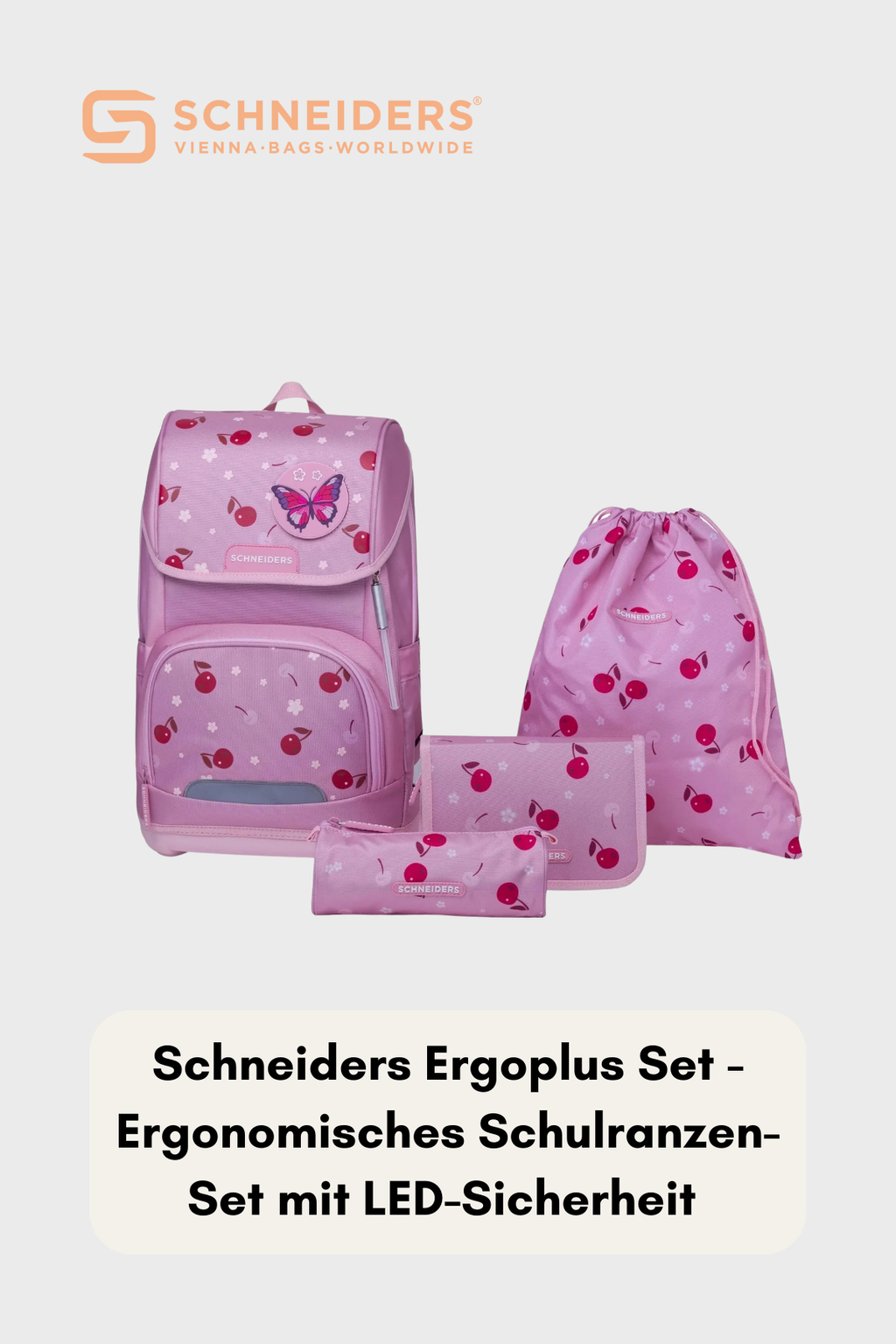 Schneiders Ergoplus 7 teiliges Set - Cherry Pop