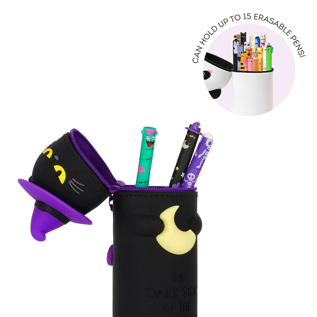 Legami 2-in-1 Federmäppchen – Halloween Kawaii Black Kitty