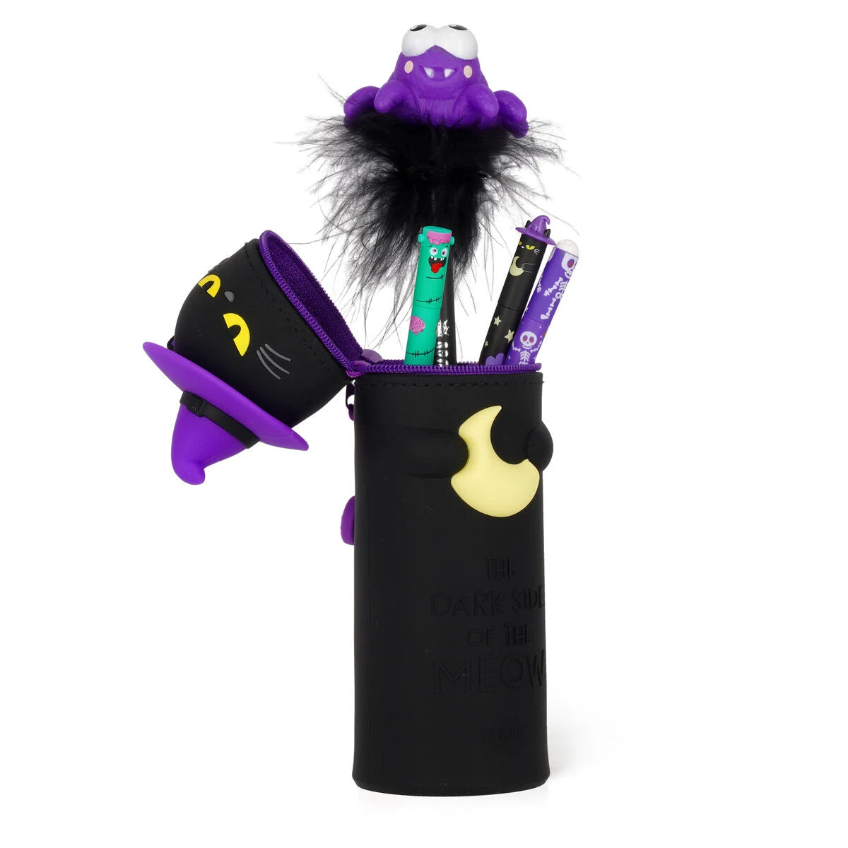 Legami 2-in-1 Federmäppchen – Halloween Kawaii Black Kitty