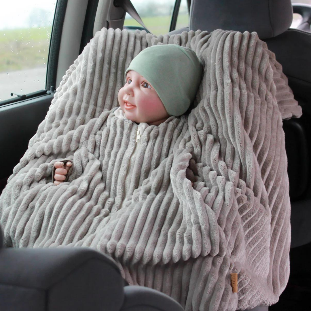 Kindersitzponcho Fleece