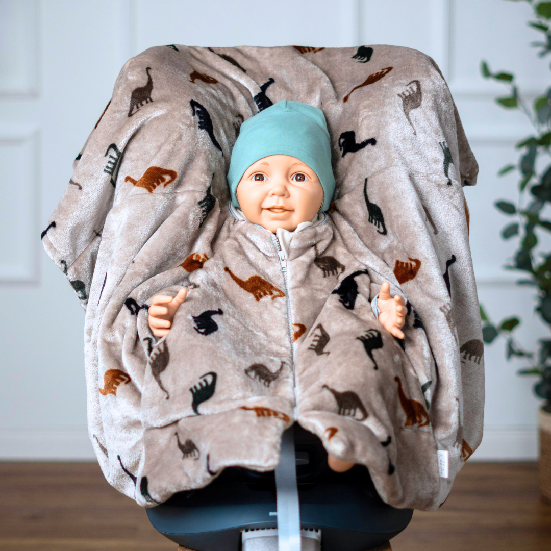 Kindersitzponcho Fleece