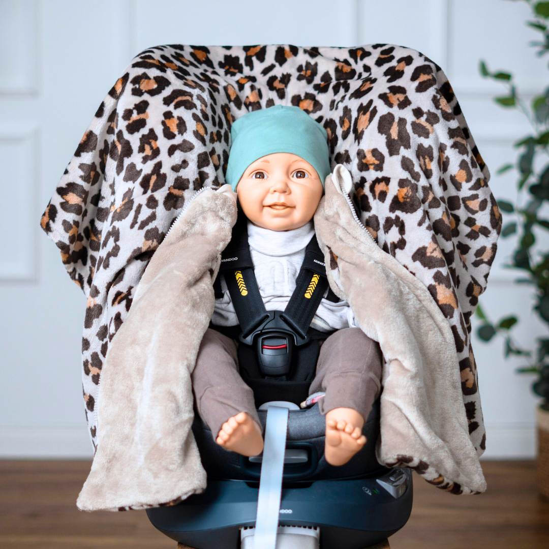 Kindersitzponcho Fleece