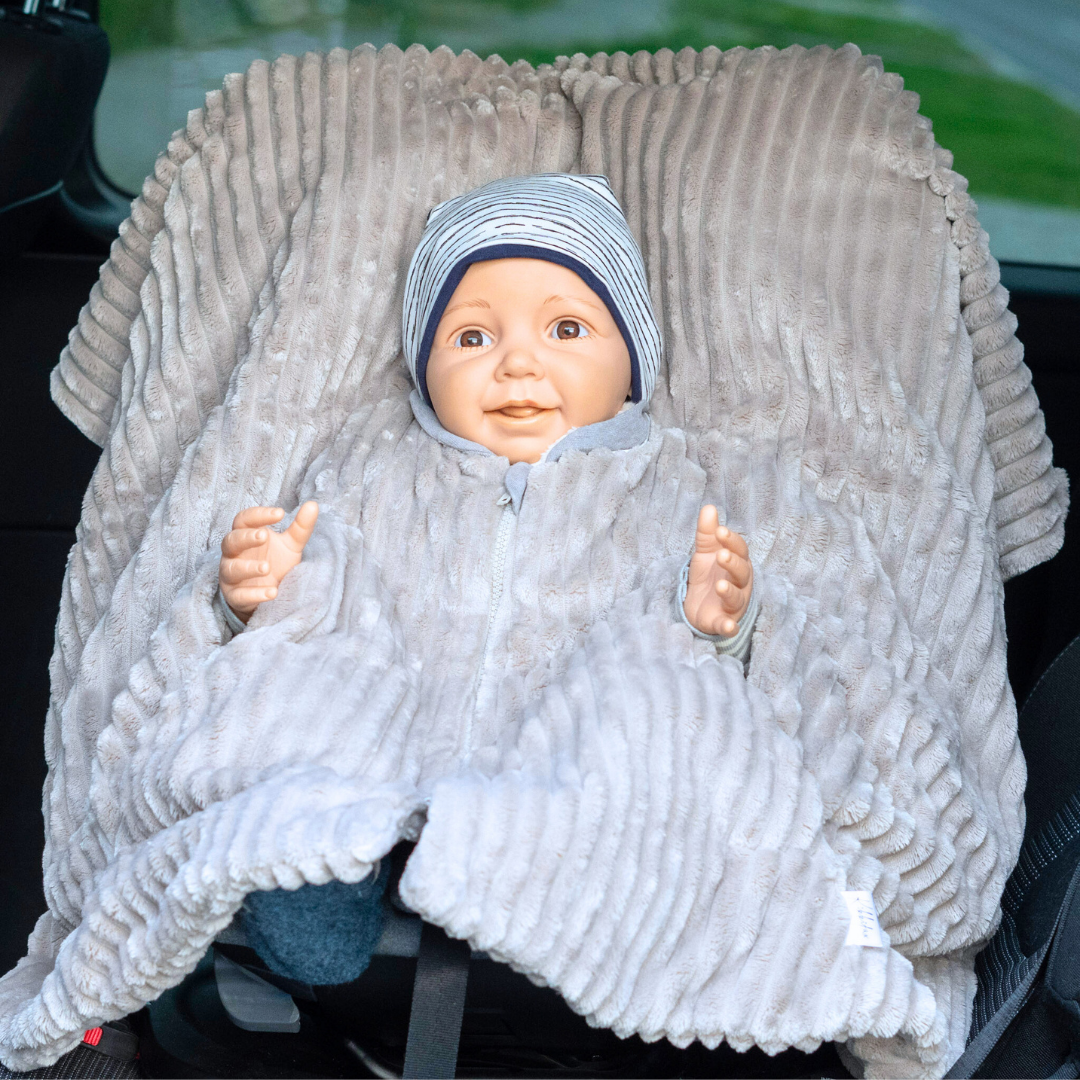 Kindersitzponcho Fleece