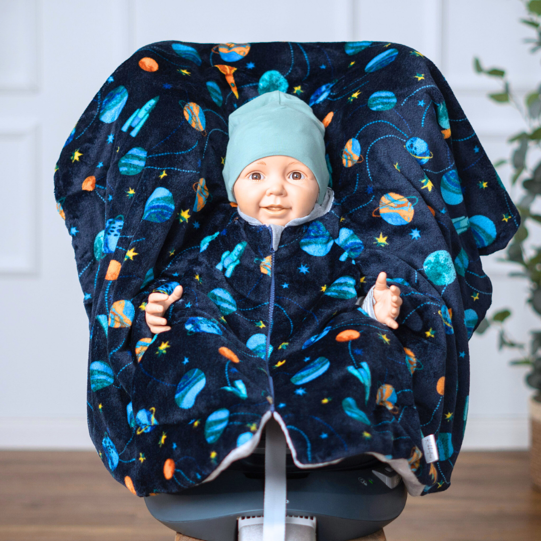 Kindersitzponcho Fleece