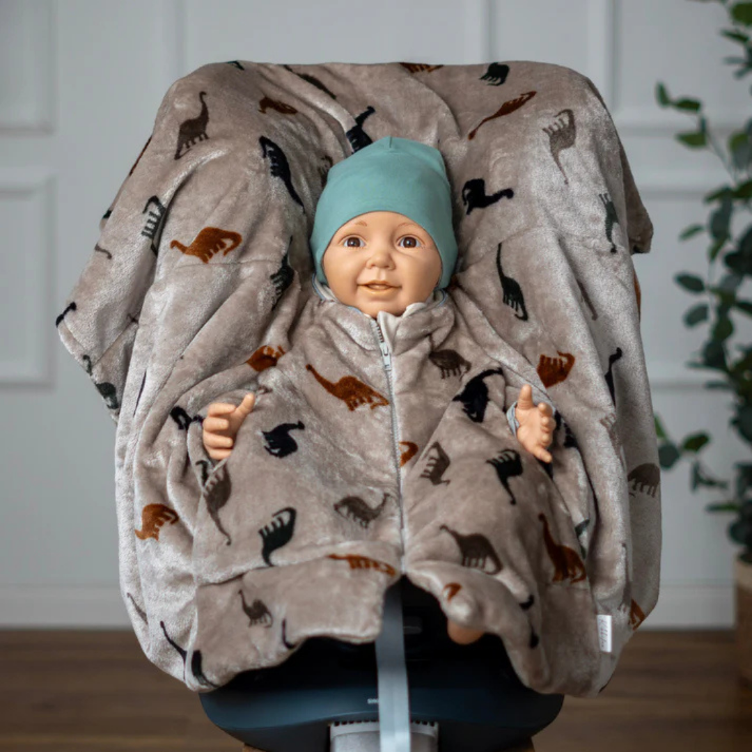 Kindersitzponcho Fleece
