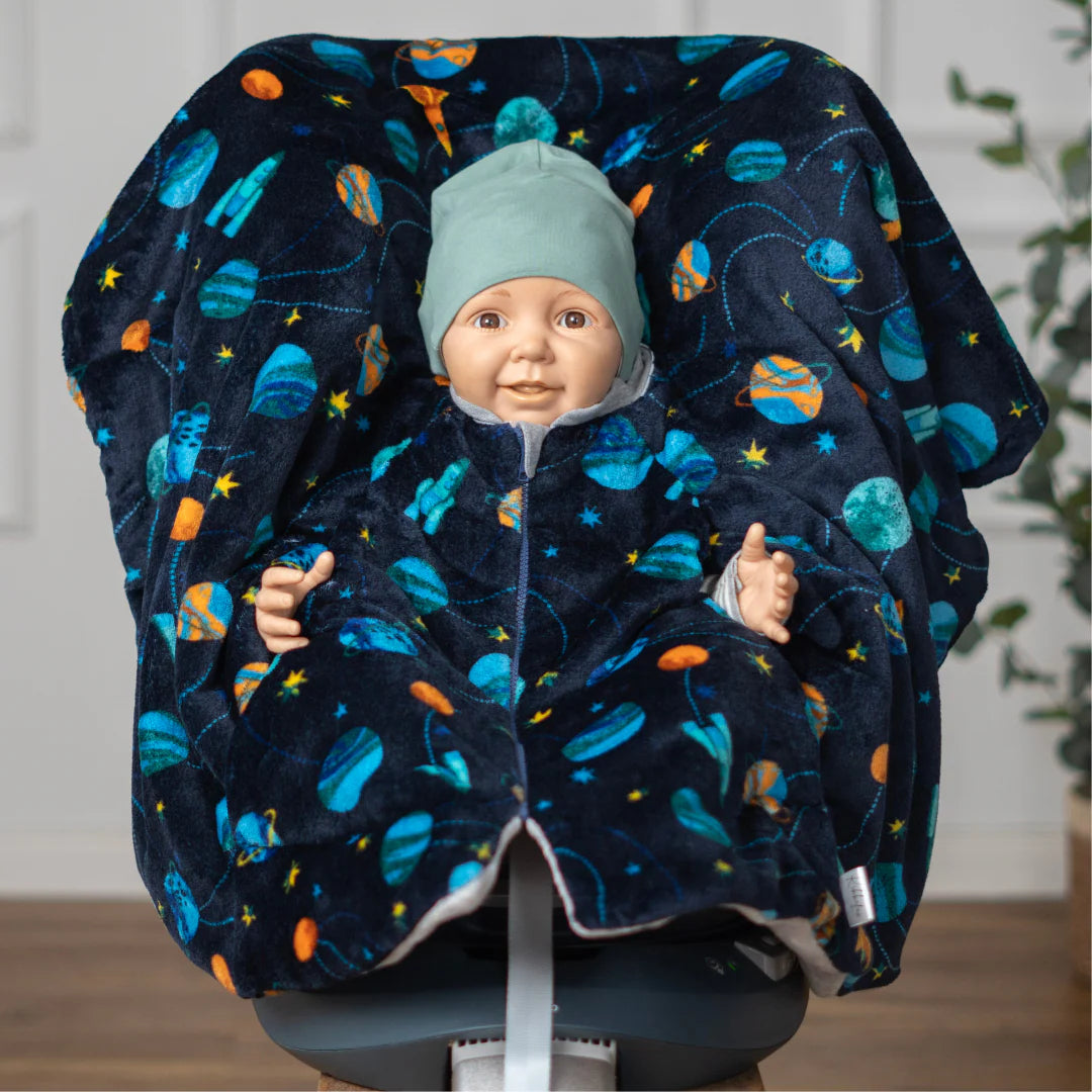 Kindersitzponcho Fleece