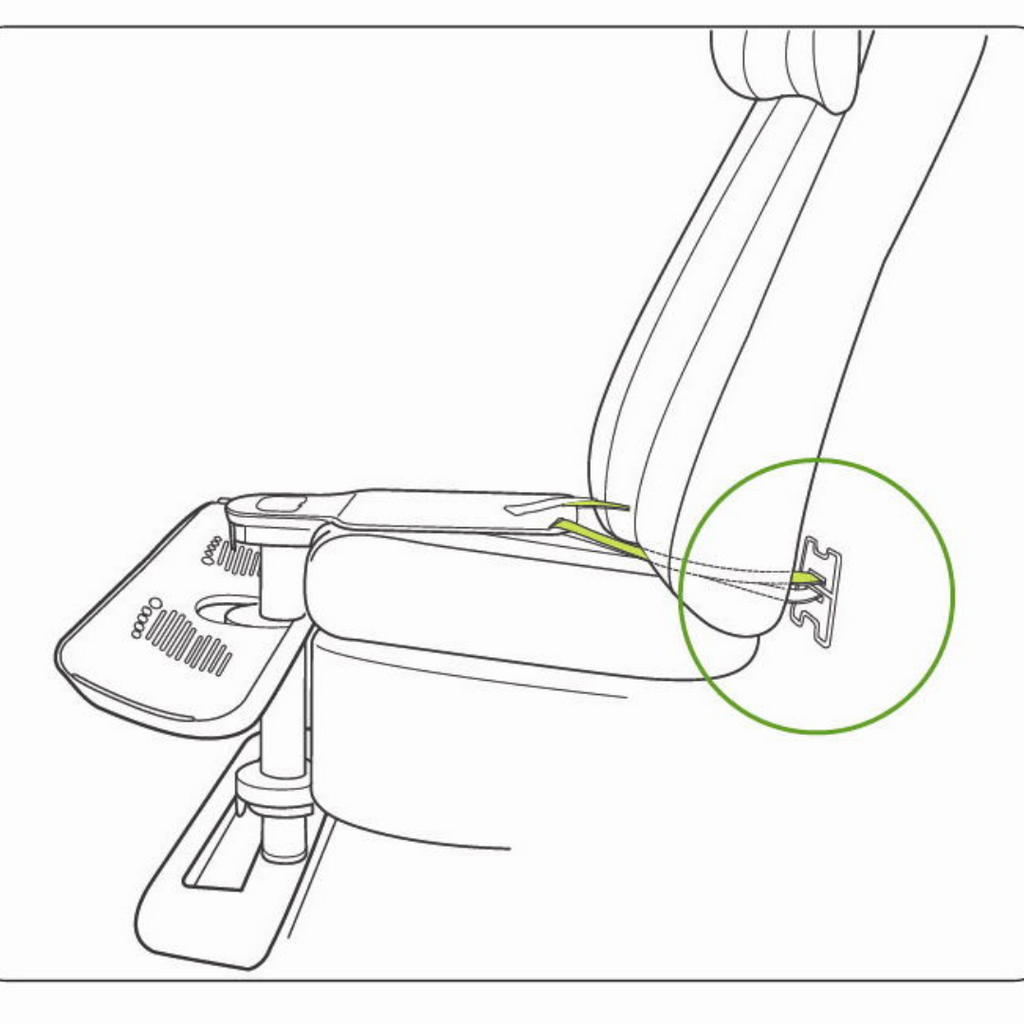 Knee Guard Kids 4 Fußstütze für den Kindersitz