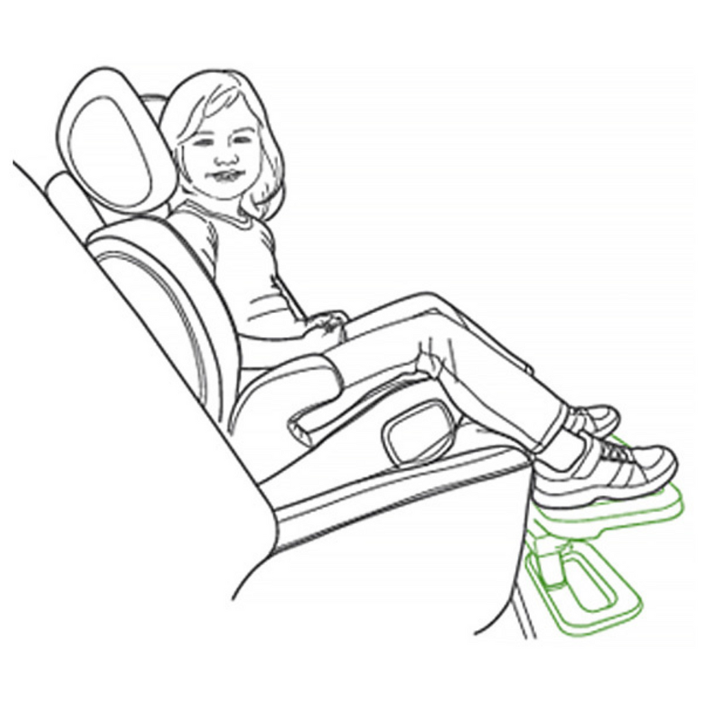 Knee Guard Kids 4 Fußstütze für den Kindersitz