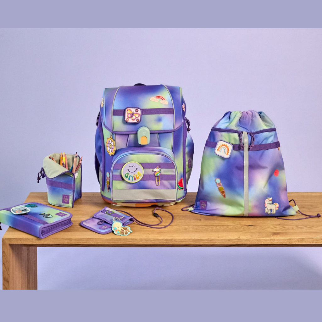 Lässig Boxy Unique radient green / purple