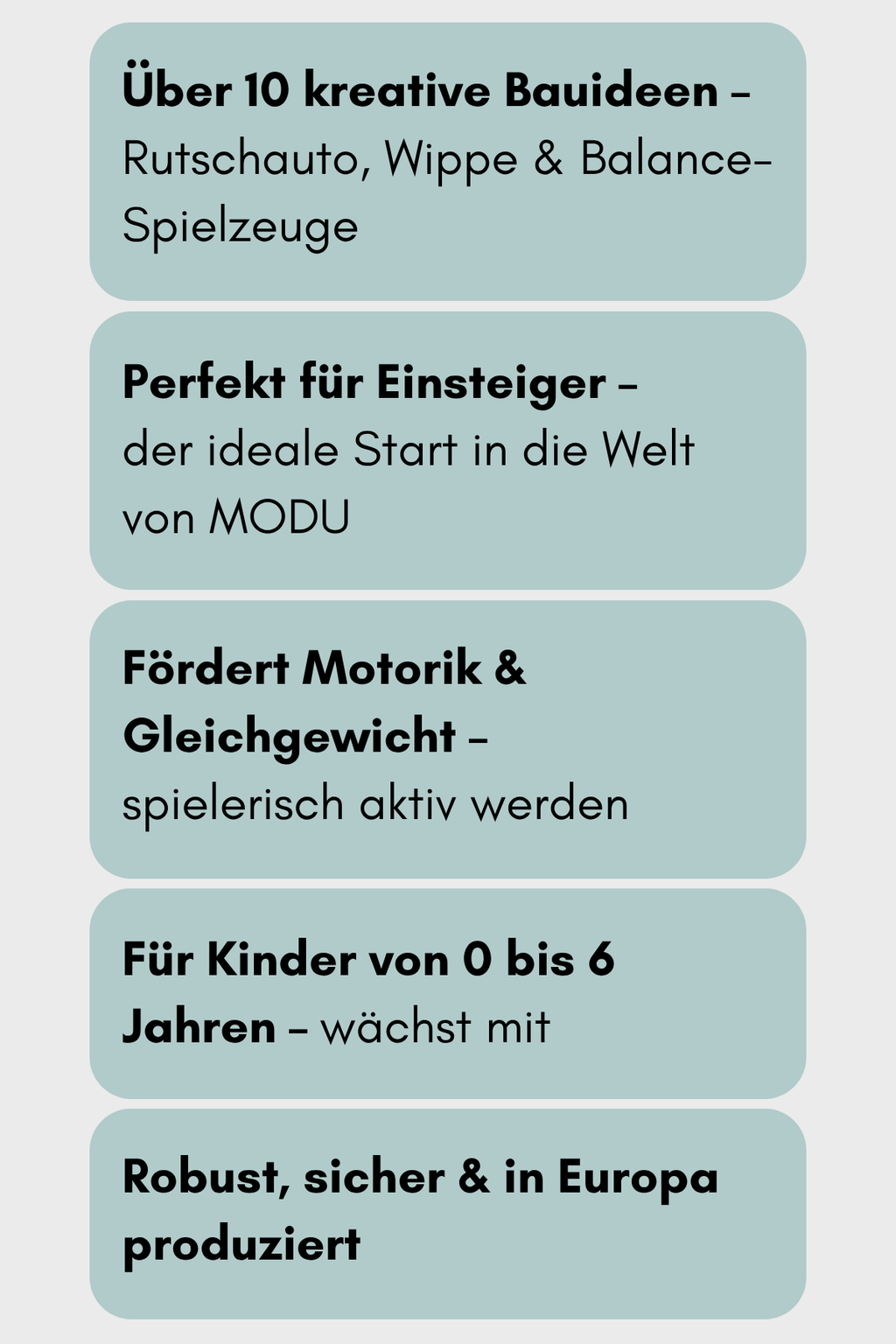 MODU Curiosity Set – Der Einstieg ins aktive Spielen