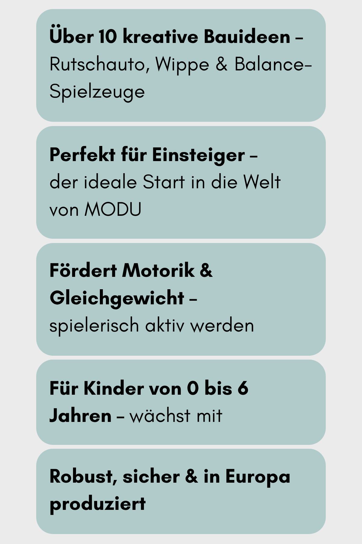 MODU Curiosity Set – Der Einstieg ins aktive Spielen