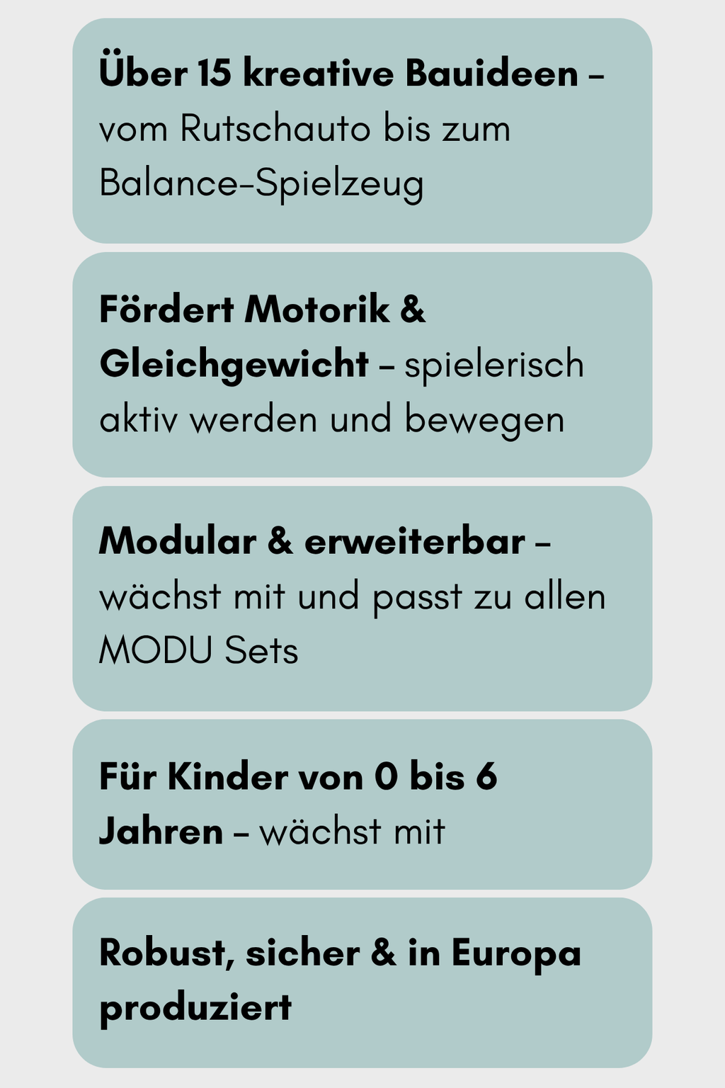 MODU Explorer Set – Kreatives Bewegungs-Spielzeug für kleine Entdecker