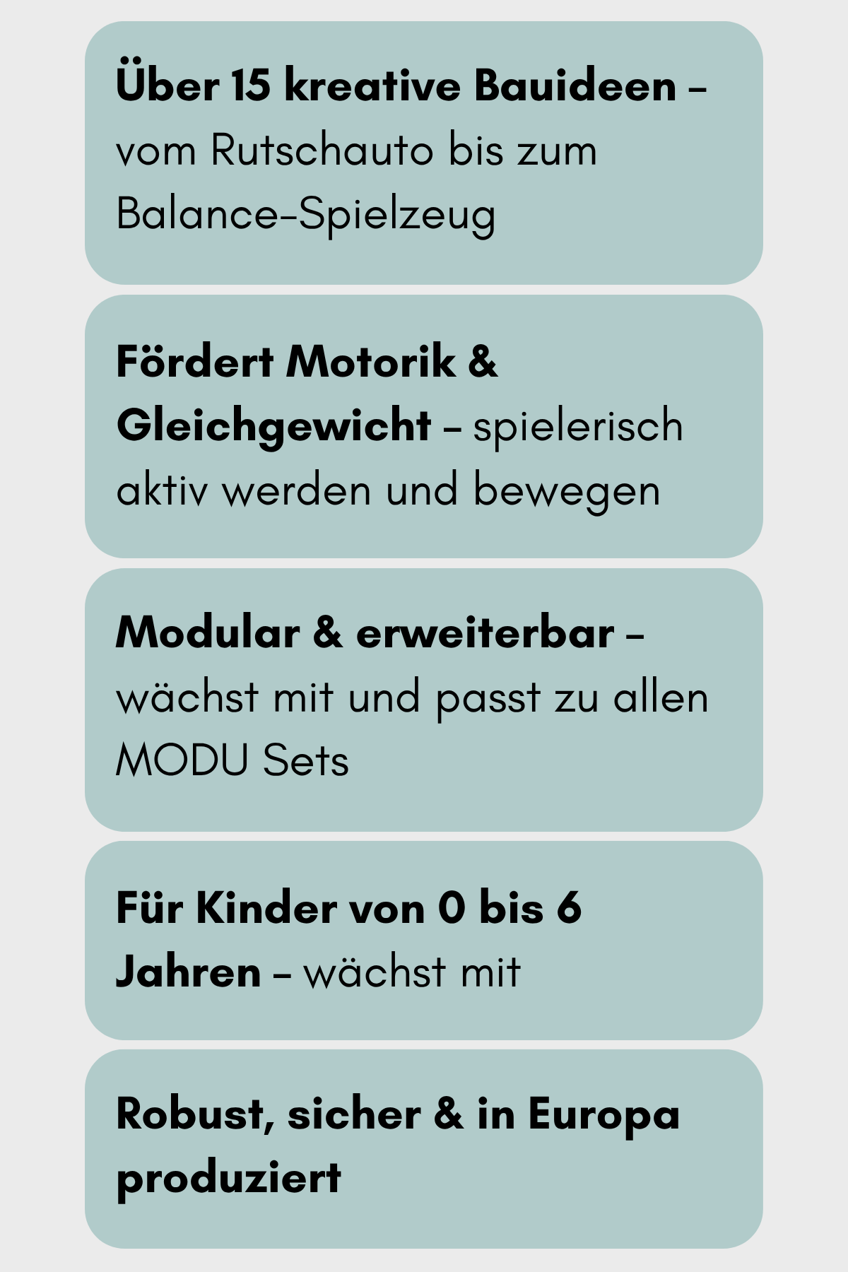 MODU Explorer Set – Kreatives Bewegungs-Spielzeug für kleine Entdecker