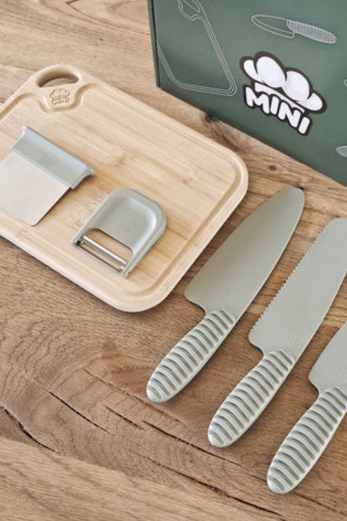 Küchenset für Kinder mit Messern die nicht in die Finger schneiden