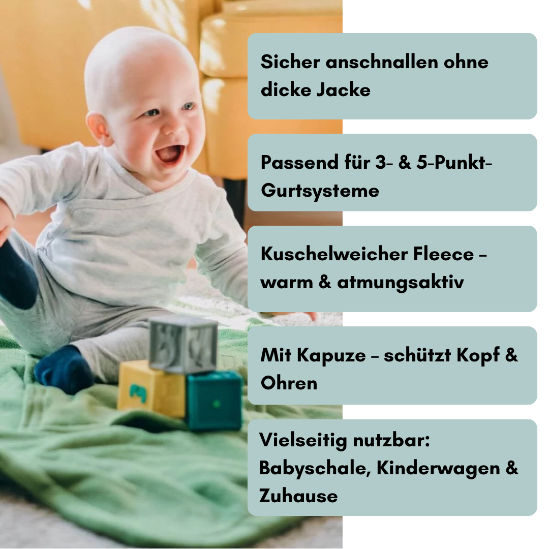 Einschlagdecke für die Babyschale - Hoppediz