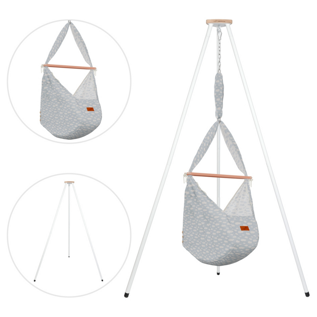 Federwiege Set inkl. Gestell Tipi