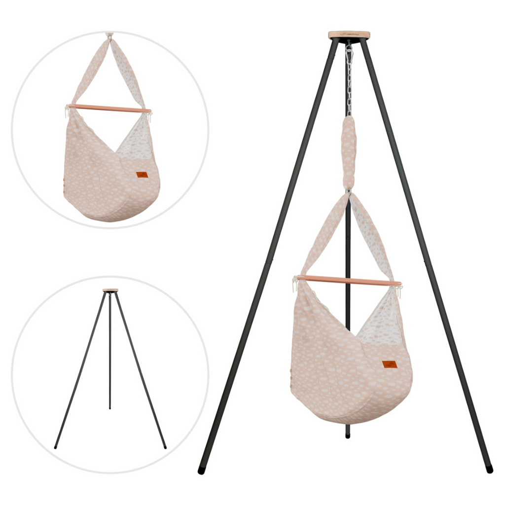 Federwiege Set inkl. Gestell Tipi