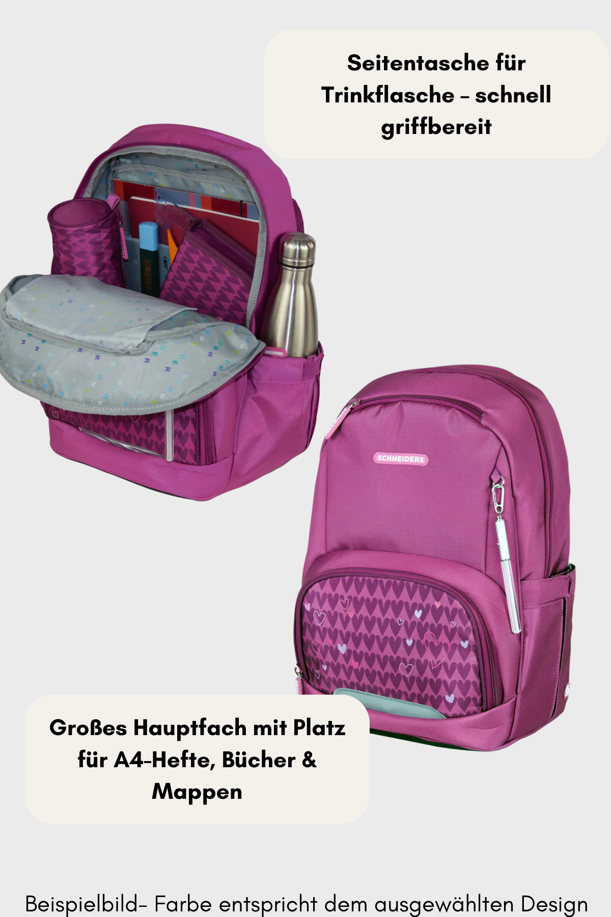 Schneiders Ergojet 6 teiliges Set - Purple Hearts