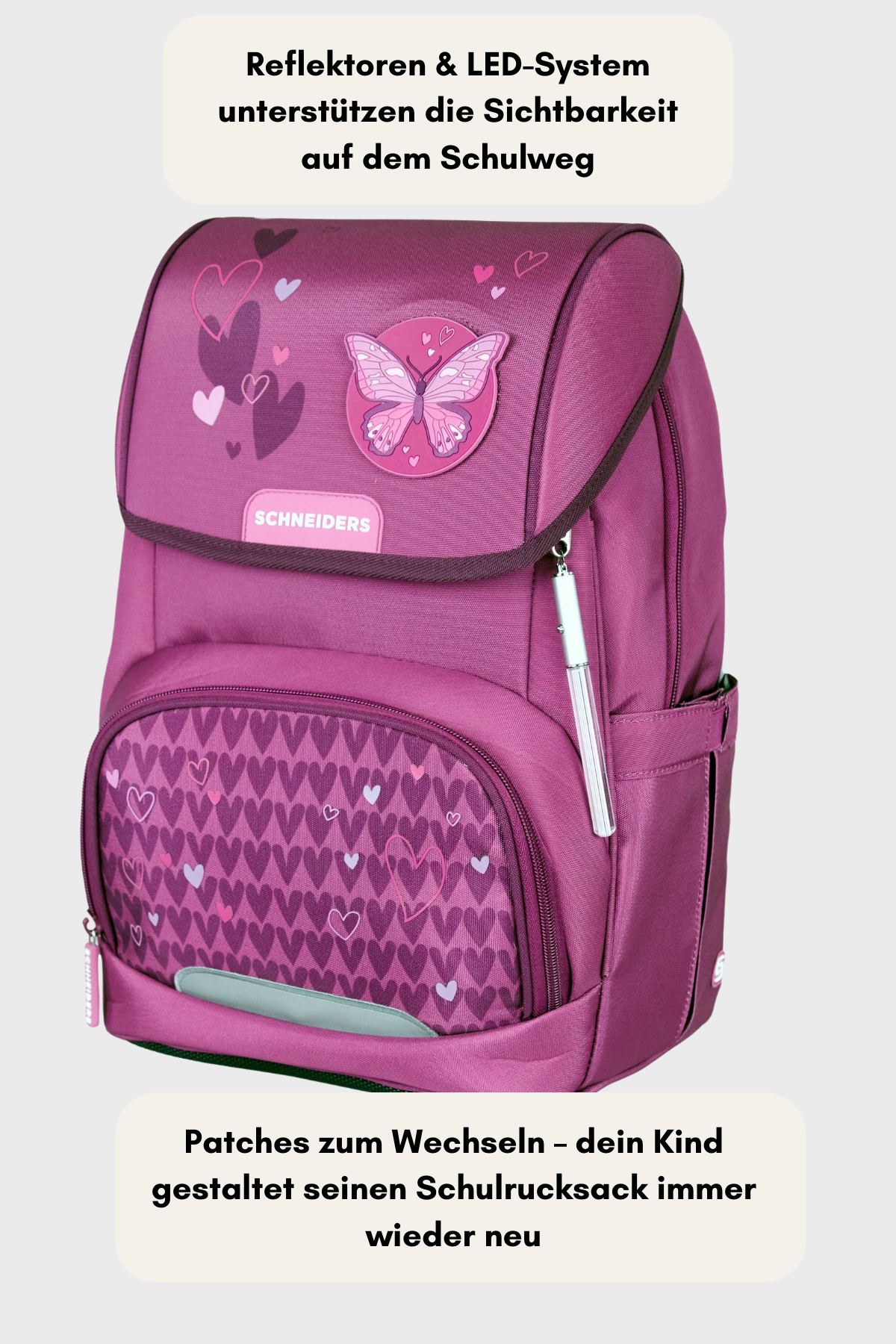 Schneiders Ergojet 6 teiliges Set - Purple Hearts