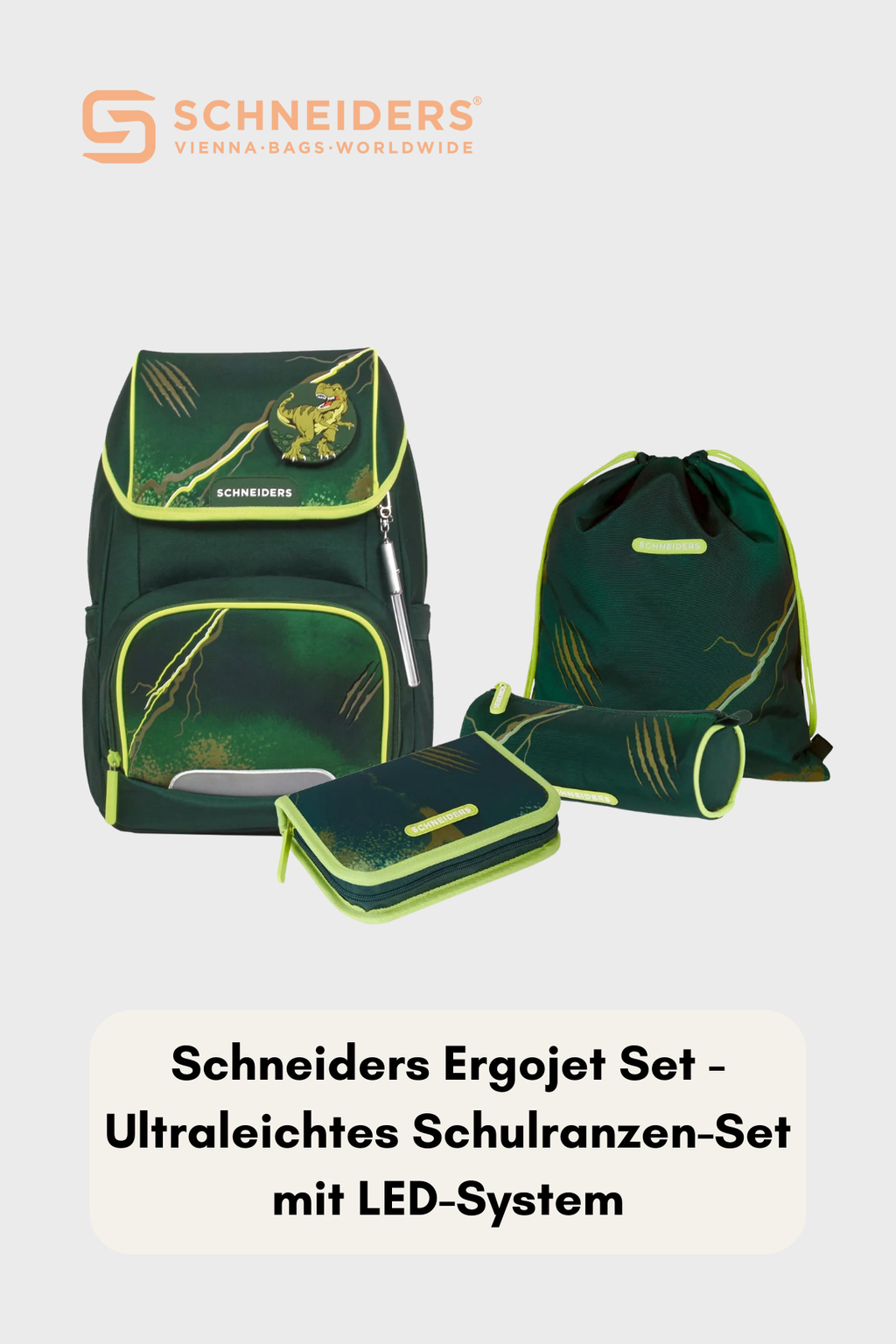 Schneiders Ergojet 6 teiliges Set - Dino
