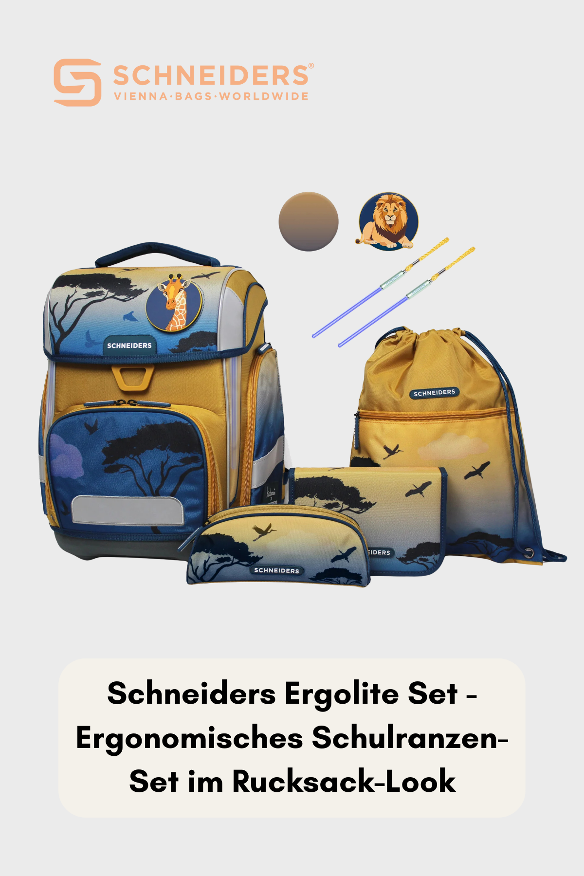 Schneiders Ergolite 9 teiliges Set - Sunset Explorer