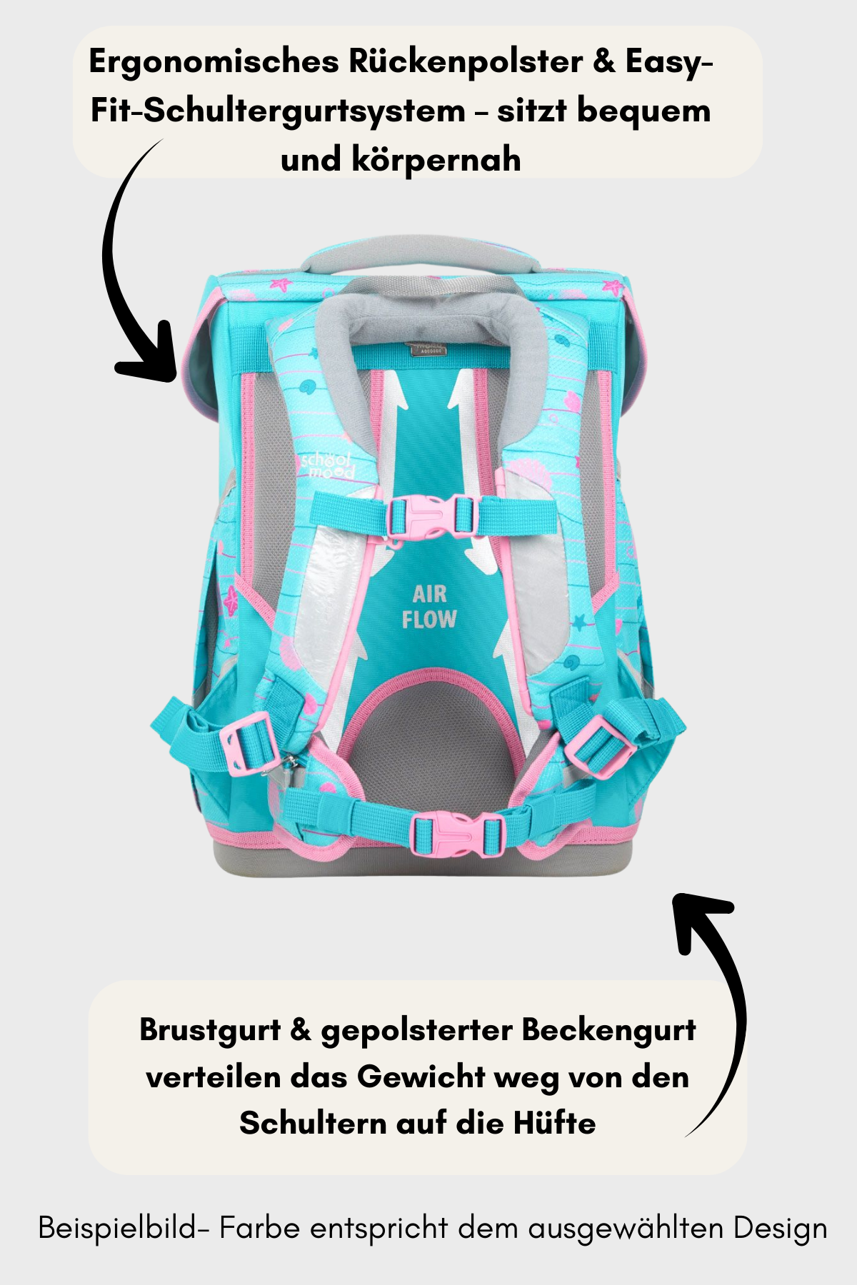 SchoolMood Champion Pro Set 7 teilig - Lilly