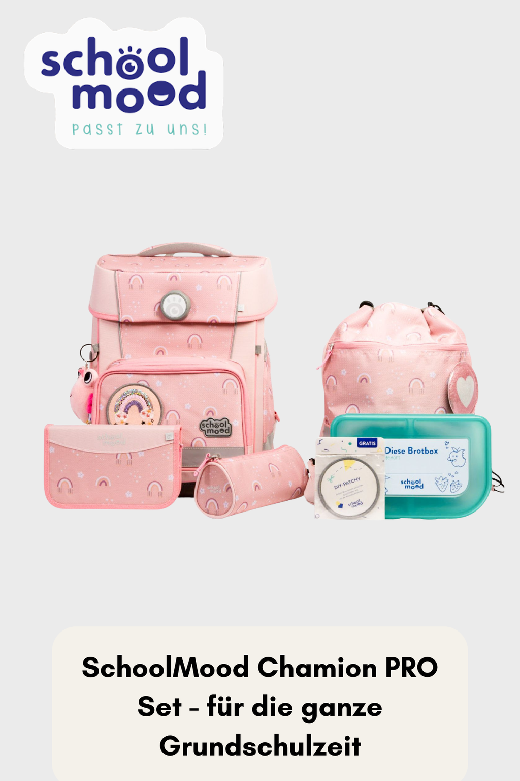 SchoolMood Champion Pro Set 7 teilig - Rainbow