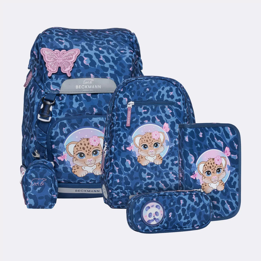 Beckmann Schulranzen Classic Set Cheetah