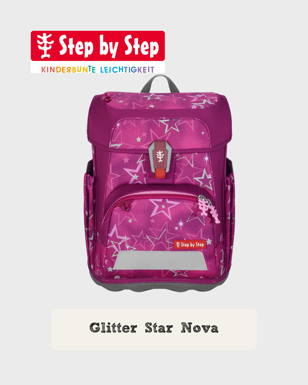 Step by Step CLOUD GLITTER Schulranzen-Set “Star Nova”, 5-teilig