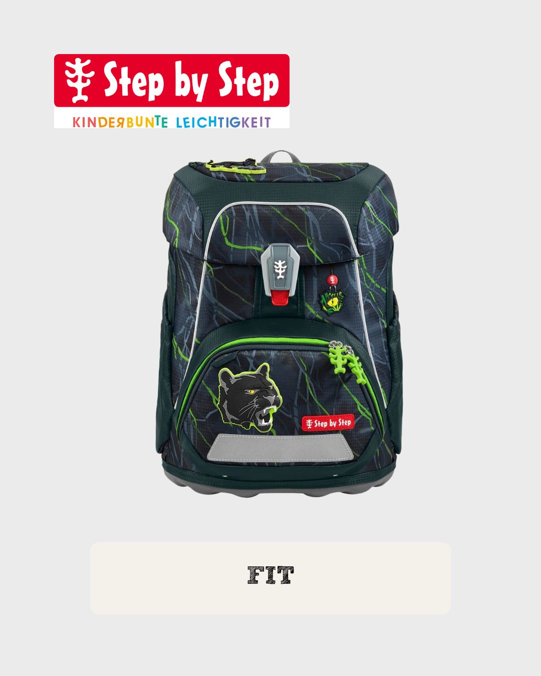 Step by Step FIT Schulranzen-Set "Danger Cat Chiko", 5-teilig