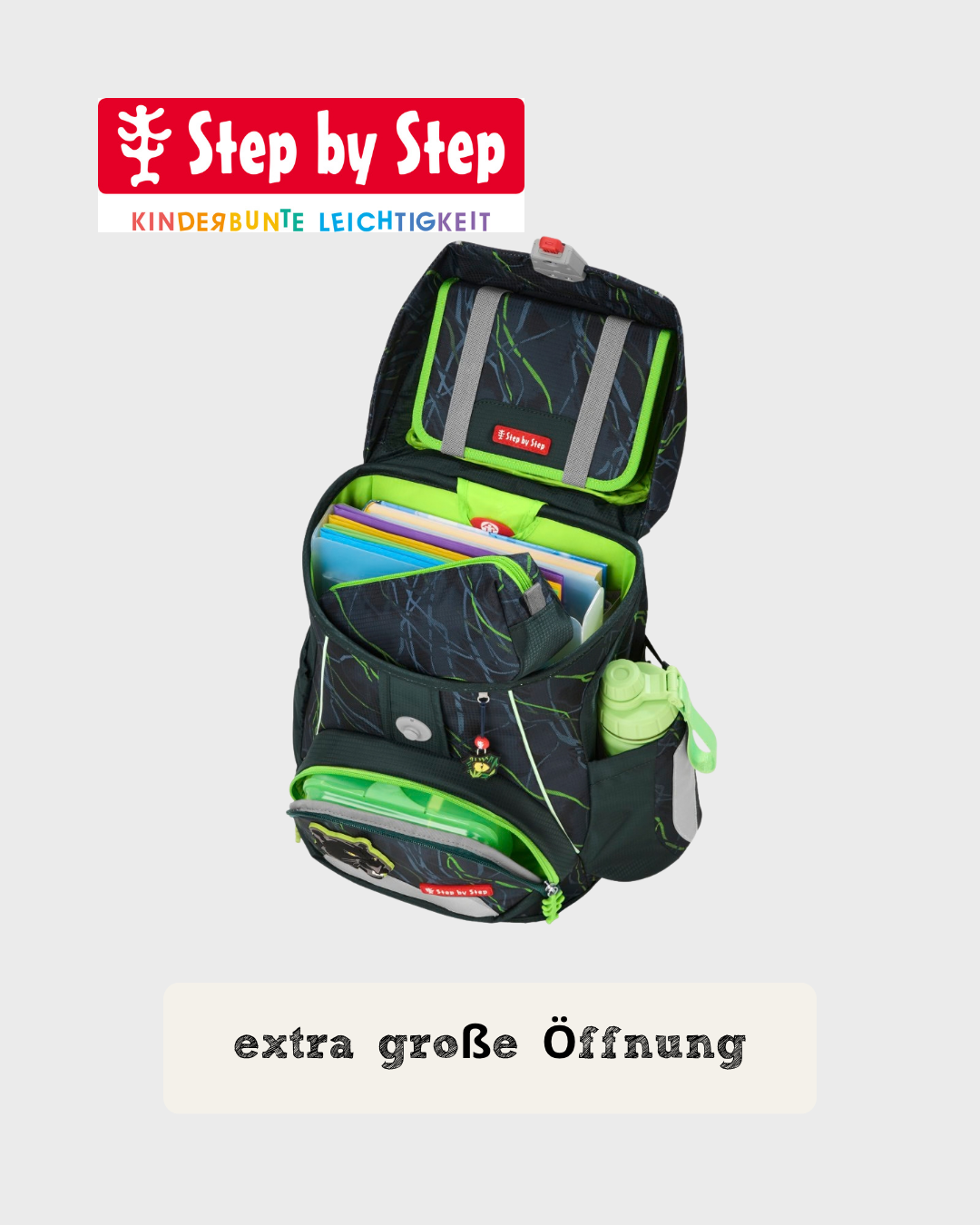Step by Step FIT Schulranzen-Set "Danger Cat Chiko", 5-teilig